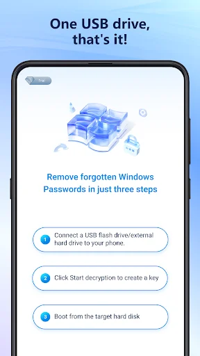 PassFab 4Winkey Android डाउनलोड करें – Windows पासवर्ड रीसेट करें - Screenshot 1