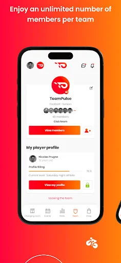 TeamPulse डाउनलोड करें – स्पोर्ट्स टीम और क्लब मैनेजमेंट ऐप - Screenshot 14
