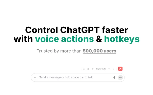 Voice Control for ChatGPT डाउनलोड करें – बेहतरीन वॉइस कमांड्स - Screenshot 2