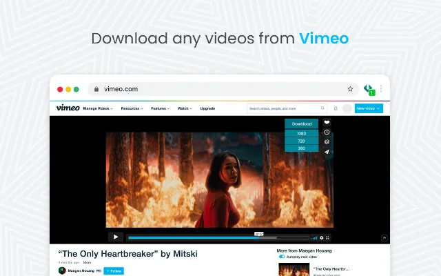 Web Video Downloader डाउनलोड करें – क्रोम के लिए सबसे तेज़ वीडियो टूल - Screenshot 5