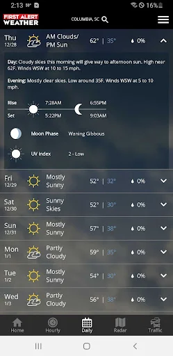 WIS News 10 FirstAlert Weather डाउनलोड करें – सटीक मौसम अपडेट - Screenshot 3