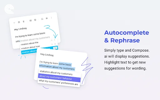 Compose AI डाउनलोड करें – एआई के साथ अपनी राइटिंग स्पीड बढ़ाएं - Screenshot 4
