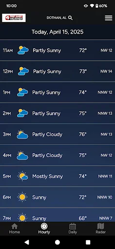 WTVY-TV 4 First Alert Weather डाउनलोड करें – सटीक मौसम अपडेट - Screenshot 2
