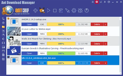 Ant Download Manager डाउनलोड करें – तेज़ और आसान फाइल डाउनलोडर - Screenshot 1