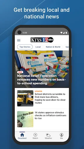KTXS News Abilene डाउनलोड करें – स्थानीय समाचार और मौसम अपडेट - Screenshot 1