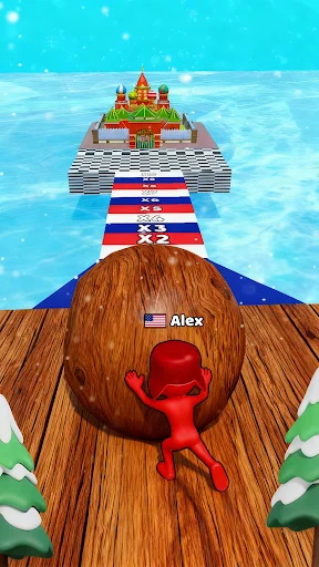 Snow Race 3D डाउनलोड करें – मजेदार स्नोबॉल रेसिंग गेम का आनंद लें - Screenshot 24