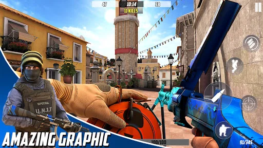 Hazmob FPS Gun Shooting Game डाउनलोड करें – बेहतरीन शूटिंग अनुभव - Screenshot 4