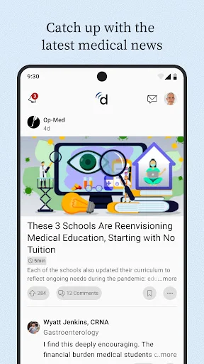 Doximity – Medical Network डाउनलोड करें – डॉक्टरों के लिए सर्वश्रेष्ठ ऐप - Screenshot 7