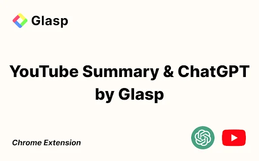 YouTube Summary & ChatGPT by Glasp डाउनलोड करें – AI से वीडियो सारांश प्राप्त करें - Screenshot 1