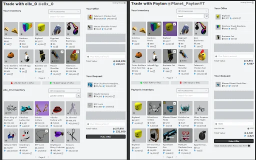 RoValk डाउनलोड करें – Roblox ट्रेडिंग के लिए सबसे बेहतरीन टूल - Screenshot 4