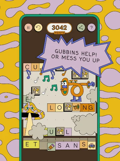 GUBBINS डाउनलोड करें – सबसे रोमांचक और स्टाइलिश शब्द पहेली खेल - Screenshot 9