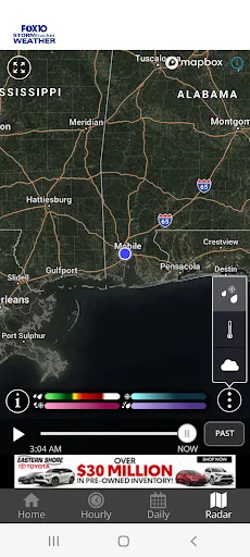 FOX10 Weather Mobile Alabama डाउनलोड करें – सटीक मौसम अपडेट - Screenshot 3