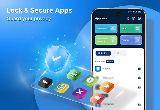 App Lock & Fingerprint Lock डाउनलोड करें – सुरक्षित ऐप सुरक्षा - Screenshot 1