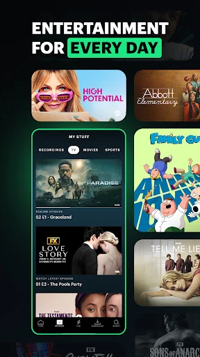 Hulu डाउनलोड करें: नवीनतम टीवी शो, मूवी और लाइव स्पोर्ट्स का आनंद लें - Screenshot 1