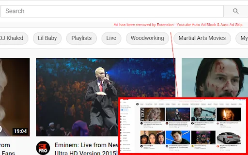 Mike Adblock Chrome के लिए डाउनलोड करें – YouTube विज्ञापन मुक्त देखें - Screenshot 2