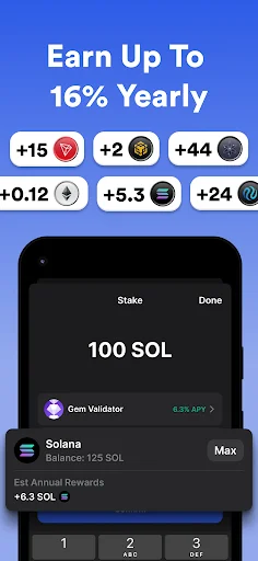 Gem Wallet डाउनलोड करें – सुरक्षित क्रिप्टो और बिटकॉइन वॉलेट - Screenshot 5