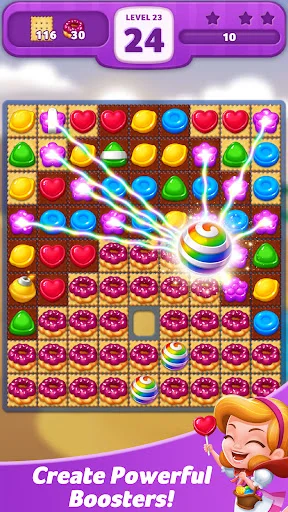 Lollipop: Sweet Taste Match 3 डाउनलोड करें – बेहतरीन पहेली गेम - Screenshot 29