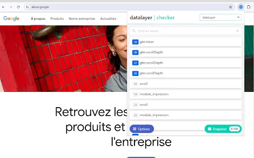 Datalayer Checker डाउनलोड करें – GTM और Analytics डिबगिंग के लिए सबसे अच्छा टूल - Screenshot 1