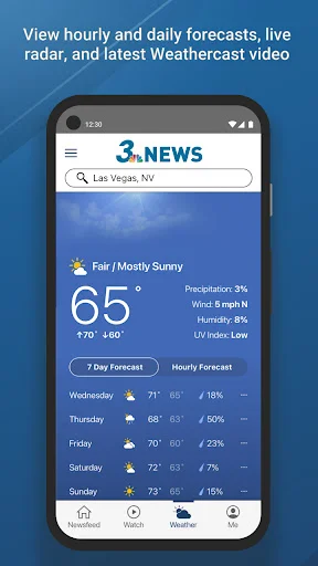 News3LV KSNV Las Vegas News डाउनलोड करें – स्थानीय समाचार और मौसम - Screenshot 3